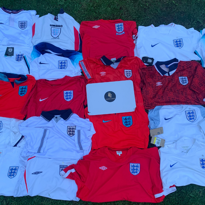 Mystery England football shirt